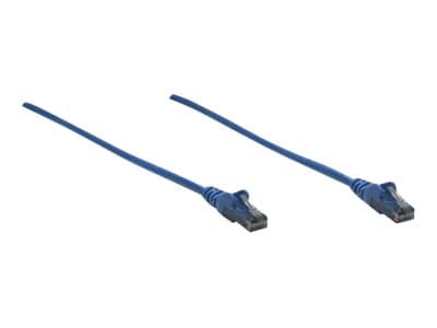 Intellinet Network Patch Cable, Cat6, 10m, Blue, CCA, U/UTP, PVC, RJ45, Gold Plated Contacts, Snagless, Booted, Lifetime Warranty, Polybag - Patch-ka