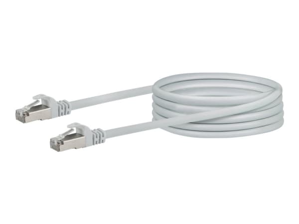 Schwaiger - Nätverkskabel - RJ-45 (hane) till RJ-45 (hane) - 1 m - SFTP - CAT 6 - fast - vit