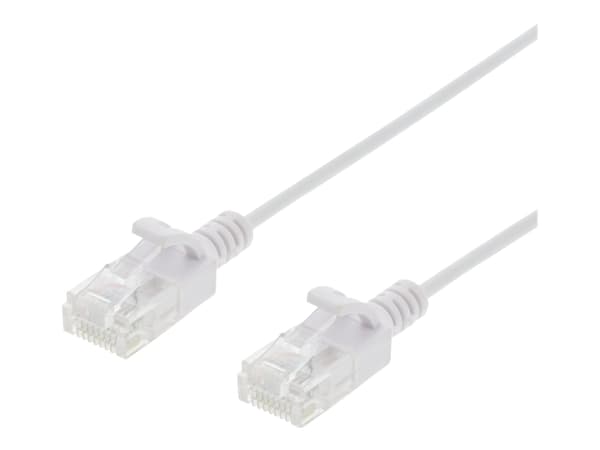 DELTACO - Koblingskabel - RJ-45 (hann) til RJ-45 (hann) - 1 m - UTP - CAT 6 - formstøpt, halogenfri, flertrådet, uten hindringer - hvit