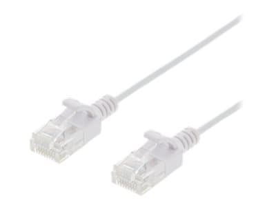 DELTACO - Koblingskabel - RJ-45 (hann) til RJ-45 (hann) - 1 m - UTP - CAT 6 - formstøpt, halogenfri, flertrådet, uten hindringer - hvit