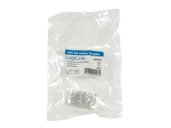 LogiLink NP0025, Laippa, Metallinen, RJ-45, Hunstik, 10GBase-T, Cat6a