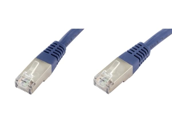 econ connect F6TP0,5BL, 0,5 m, Cat6, S/FTP (S-STP), RJ-45, RJ-45, Blå