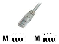DIGITUS Premium - Koblingskabel - RJ-45 (hann) til RJ-45 (hann) - 1 m - UTP - CAT 5e - med støvel - grå