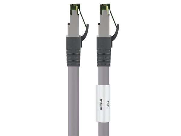 Goobay 55139, 5 m, Cat8.1, S/FTP (S-STP), RJ-45, RJ-45, Grå