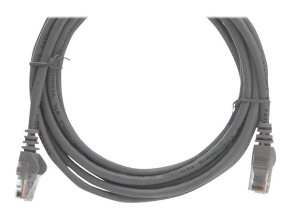 Belkin - Patchkabel - RJ-45 (han) til RJ-45 (han) - 15 m - UTP - CAT 5e - formet, knastfri, strenget - grå