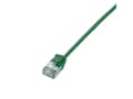 Miniatyrbilde 5 av 5: LogiLink Ultraflex SlimLine - Koblingskabel - RJ-45 (hann) til RJ-45 (hann) - 0.3 m - 3.8 mm - shielded PIMF - CAT 6a - formstøpt, med støvel, haloge