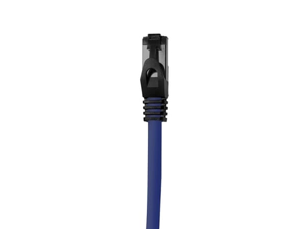 LogiLink - Koblingskabel - RJ-45 (hann) til RJ-45 (hann) - 1.5 m - SFTP, PiMF - CAT 8.1 - halogenfri, formstøpt, rund, uten hindringer - blå