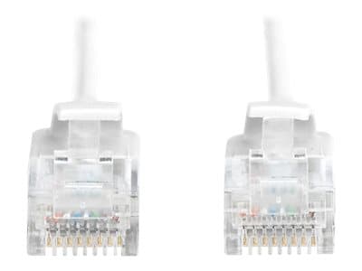 DIGITUS Slim - Koblingskabel - RJ-45 (hann) til RJ-45 (hann) - 1 m - UTP - CAT 6 - halogenfri, formstøpt, uten hindringer - grå