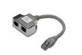 Miniatyrbild 4 av 5: DIGITUS - Nätverksdelare - RJ-45 (hane) till RJ-45 (hona) - 19 cm - skärmad - CAT 5e