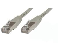 MicroConnect - Nätverkskabel - RJ-45 (hane) till RJ-45 (hane) - 15 m - FTP - CAT 6 - grå