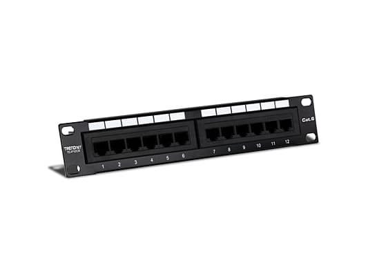 TRENDnet - Koblingspanel - CAT 6 - RJ-45 X 12