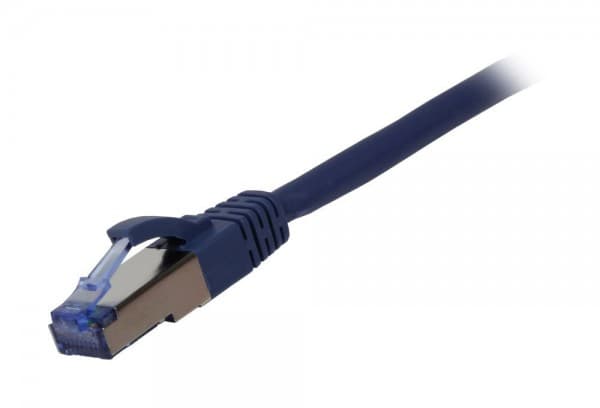 Patchkabel RJ45 CAT6A 500Mhz 2m blau SSTPSFTP Komponent getestetGHMT certified AWG26 Synergy 21