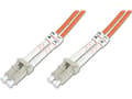 Miniatyrbilde 5 av 5: DIGITUS - Koblingskabel - LC multimodus (hann) til LC multimodus (hann) - 3 m - fiberoptisk - 50 / 125 mikroner - OM2 - halogenfri - oransje
