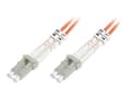 Miniatyrbilde 1 av 5: DIGITUS - Koblingskabel - LC multimodus (hann) til LC multimodus (hann) - 3 m - fiberoptisk - 50 / 125 mikroner - OM2 - halogenfri - oransje