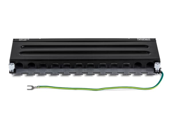 TRENDnet TC-P08C6AS - Patchpanel - veggmonterbar - CAT 6a - STP - RJ-45 X 8 - 0,5U