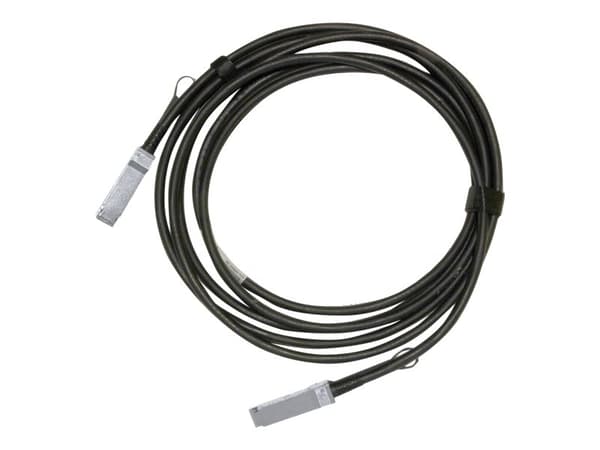 Mellanox LinkX Passive Copper Cables - Direkte 100GBase-koblingskabel - QSFP28 (hann) til QSFP28 (hann) - 2 m - SFF-8636/SFF-8665/IEEE 802.3bj - halo