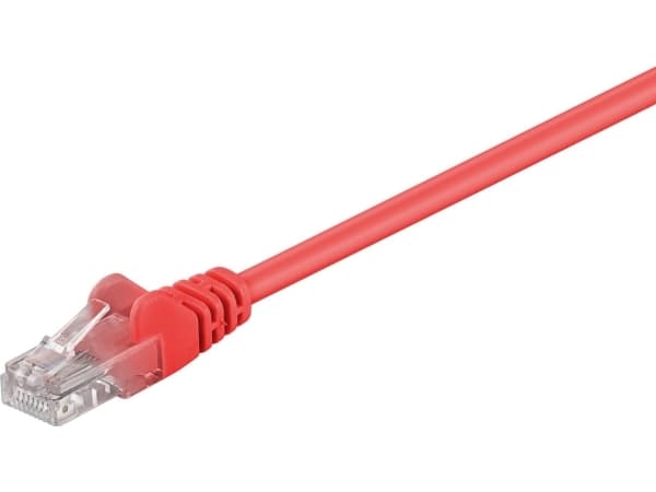 Goobay CAT 5-500 UTP punainen 5m, 5 m, RJ-45, RJ-45, RJ-45