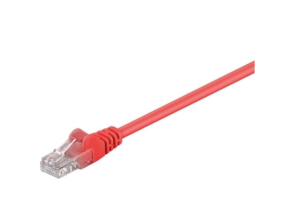 Goobay CAT 5-500 UTP punainen 5m, 5 m, RJ-45, RJ-45, RJ-45