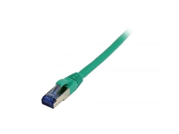 Patchkabel RJ45 CAT6A 500Mhz 05m grün SSTPSFTP TPELSZHSuperflex AWG26 Synergy 21
