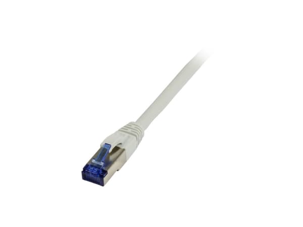 Patchkabel RJ45 CAT6A 500Mhz 2m grau SSTPSFTP TPELSZHSuperflex AWG26 Synergy 21
