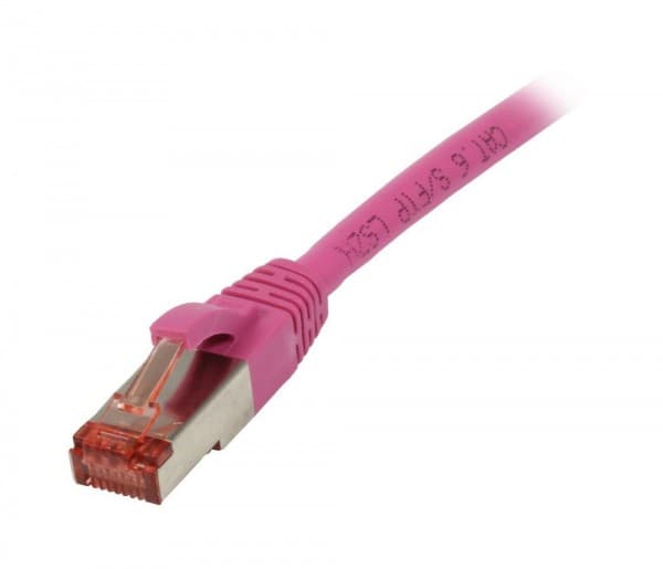 Patchkabel RJ45 CAT6 250Mhz 2m magenta SSTPSFTPTPELSZHSuperflex Synergy 21