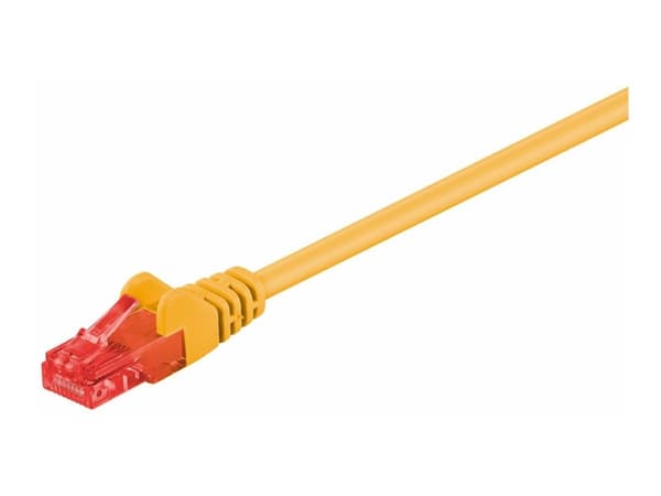 MicroConnect - Nettverkskabel - RJ-45 (hann) til RJ-45 (hann) - 7.5 m - UTP - CAT 6 - gul