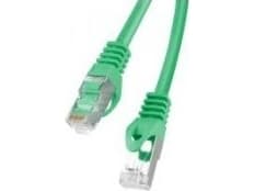 Lanberg - Koblingskabel - RJ-45 (hann) til RJ-45 (hann) - 20 m - FTP - CAT 6 - formstøpt - grønn, RAL 6024