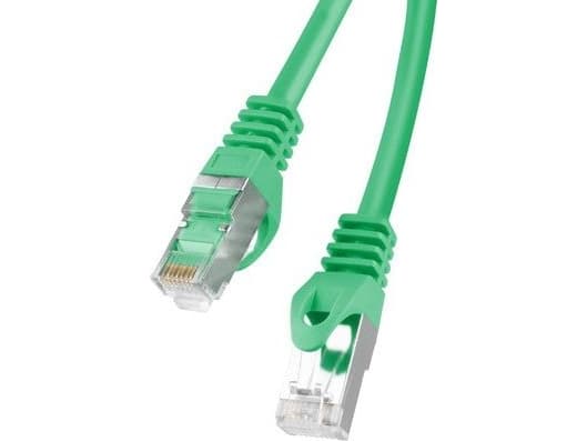Lanberg - Koblingskabel - RJ-45 (hann) til RJ-45 (hann) - 20 m - FTP - CAT 6 - formstøpt - grønn, RAL 6024