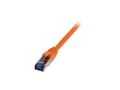Pikkukuva 1 / 2: Patchkabel RJ45 CAT6A 500Mhz 015m orange SSTPSFTP TPELSZHSuperflex AWG26 Synergy 21