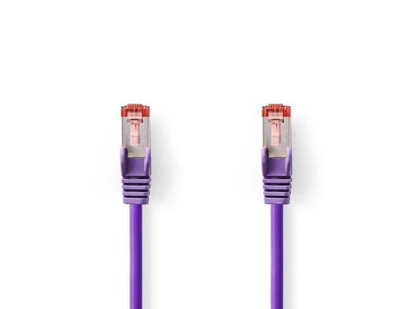 Nedis CCGP85221VT20 Verkkokaapeli Violet 2 m Cat6 S/FTP (S-STP)