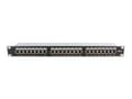 Miniatyrbild 1 av 5: MicroConnect - Patch-panel - CAT 6 - FTP - svart - 19" - 24 portar