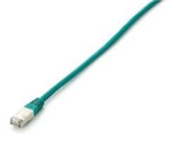 Equip 605840, 1 m, Cat6a, S/FTP (S-STP), RJ-45, RJ-45, Grønn
