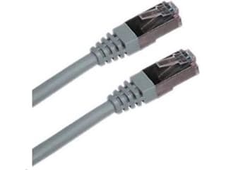 Lynx CS Patchcord Cat6A, S-FTP, 1m, harmaa (PK-SFTP6A-010-GR)
