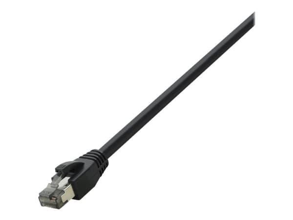 LogiLink - Koblingskabel - RJ-45 (hann) til RJ-45 (hann) - 50 cm - SFTP, PiMF - CAT 8.1 - halogenfri, formstøpt, rund, uten hindringer - svart
