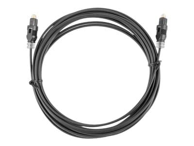 Lanberg - Digital audiokabel (optisk) - TOSLINK hann til TOSLINK hann - 3 m - fiberoptisk - svart