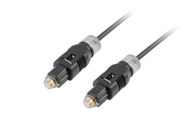 Lanberg - Digital audiokabel (optisk) - TOSLINK hann til TOSLINK hann - 3 m - fiberoptisk - svart