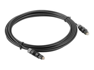 Lanberg - Digital audiokabel (optisk) - TOSLINK hann til TOSLINK hann - 3 m - fiberoptisk - svart