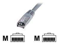 DIGITUS Premium - Koblingskabel - RJ-45 (hann) til RJ-45 (hann) - 15 m - SFTP - CAT 5e - med støvel - grå