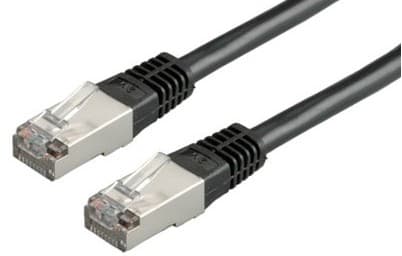 Equip 605593 nätverkskablar Svart 0,25 m Cat6 S/FTP (S-STP)