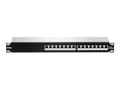 Miniatyrbilde 2 av 5: TRENDnet TC-P16C6AS - Koblingspanel - rackmonterbar - CAT 6a - STP - RJ-45 X 16 - 1U