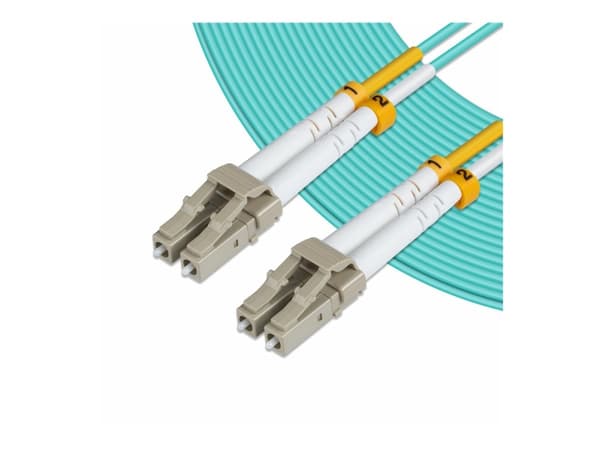 MicroConnect - Nettverkskabel - LC/UPC-multimodus (hann) til LC/UPC-multimodus (hann) - 10 m - fiberoptisk - 50 / 125 mikroner - OM3 - aqua-blå