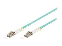 MicroConnect - Nettverkskabel - LC/UPC-multimodus (hann) til LC/UPC-multimodus (hann) - 10 m - fiberoptisk - 50 / 125 mikroner - OM3 - aqua-blå