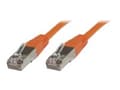 Miniatyrbild 2 av 5: MicroConnect - Nätverkskabel - RJ-45 (hane) till RJ-45 (hane) - 5 m - SSTP (screened shielded twisted pair) - CAT 6 - halogenfri, tvinnad - orange