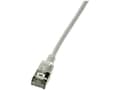 Pikkukuva 4 / 5: LogiLink SlimLine - Patchkabel - RJ-45 (han) til RJ-45 (han) - 30 cm - SSTP, PiMF - CAT 6a - booted, halogenfri, formet, knastfri - grå, RAL 7035