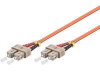 MicroConnect - Nettverkskabel - SC/PC-multimodus (hann) til SC/PC-multimodus (hann) - 3 m - fiberoptisk - 62,5 / 125 mikroner - OM1 - oransje