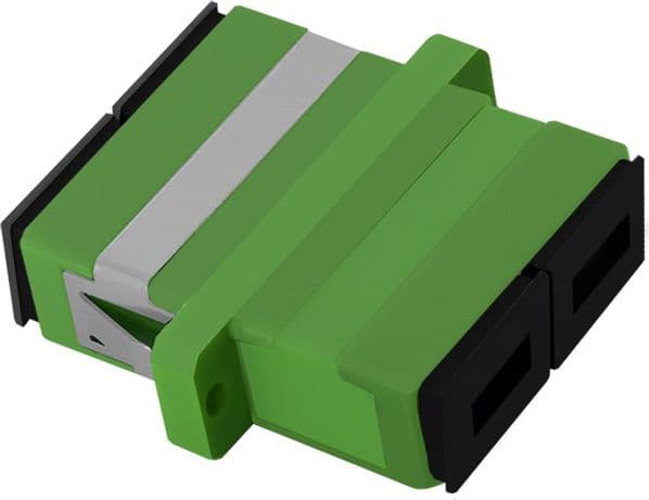 Qoltec Duplex - Verkkokytkentä - SC/APC yksimuotokytkentä (naaras) SC/APC yksimuotokytkentään (naaras) - valokuituoptio