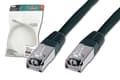 Miniatyrbilde 2 av 5: DIGITUS Premium - Koblingskabel - RJ-45 (hann) til RJ-45 (hann) - 3 m - SFTP - CAT 5e - med støvel - svart