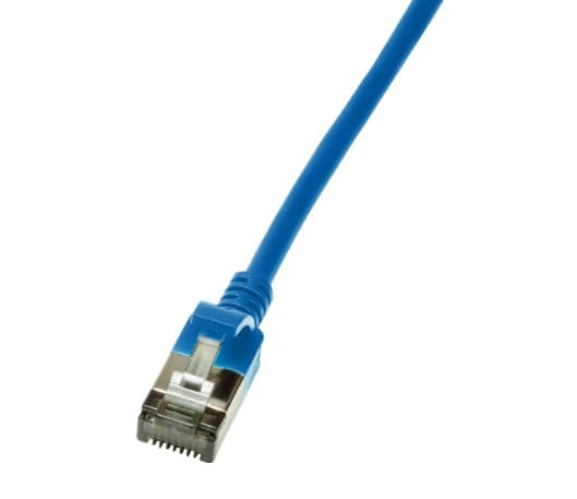 LogiLink Slim U/FTP, 0,3 m, Cat6a, U/FTP (STP), RJ-45, RJ-45, RJ-45