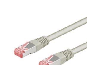 ECOLAN Patchkabel 2x RJ45 PiMFCat.6, 3.0 Meter GRAU (K5510.3)