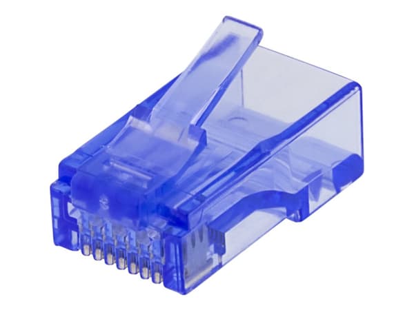 Deltaco MD-116, RJ-45, Sininen, Läpinäkyvä, Cat6, U/UTP (UTP), 20 kpl
